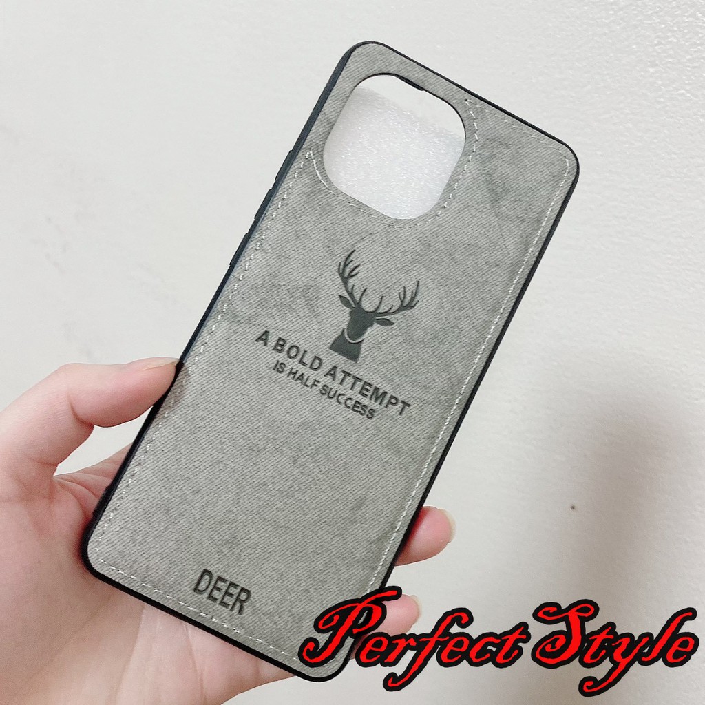 Ốp lưng Vải jean, Họa tiết Deer cho Xiaomi mi 11
