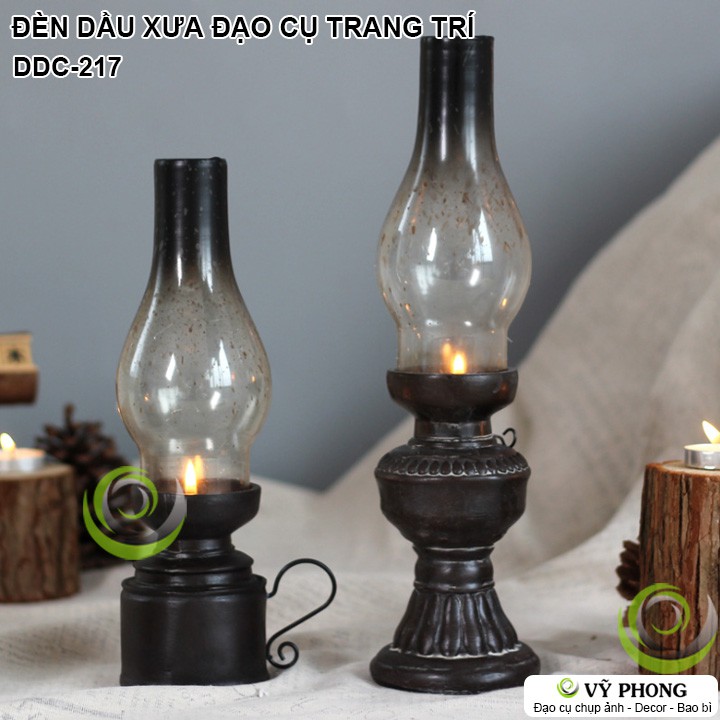 CÂY ĐÈN DẦU XƯA PHỤC CỔ TRANG TRÍ CHỤP HÌNH DECOR ĐẠO CỤ CHỤP ẢNH SẢN PHẨM INS DDC-217