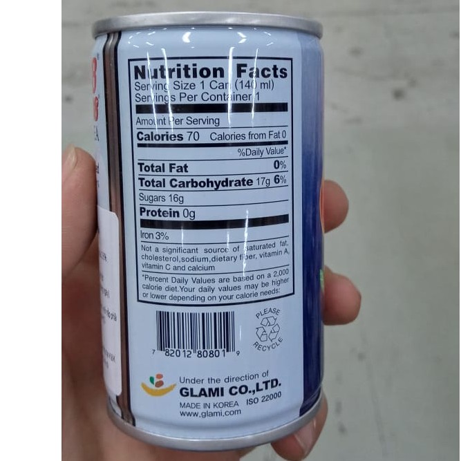 Trà thảo dược tự nhiên Dawn 808 140ml