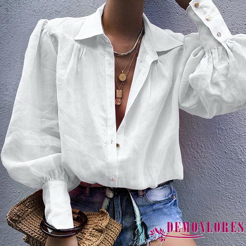 Áo sơ mi phong cách thời trang công sở thanh lịch gợi cảm cho nữ