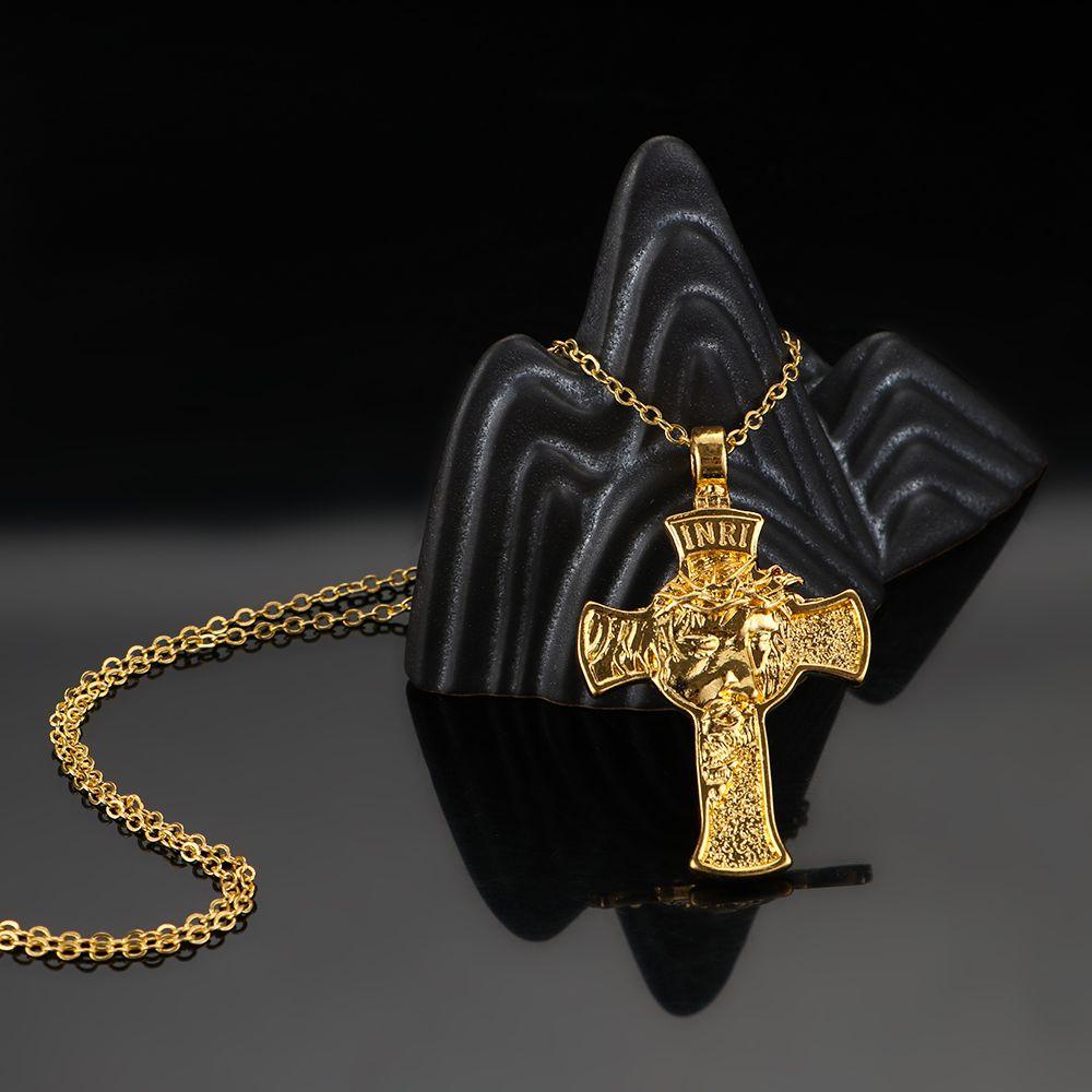 JUNE Vòng cổ Thép Titan Mặt Thánh Giá