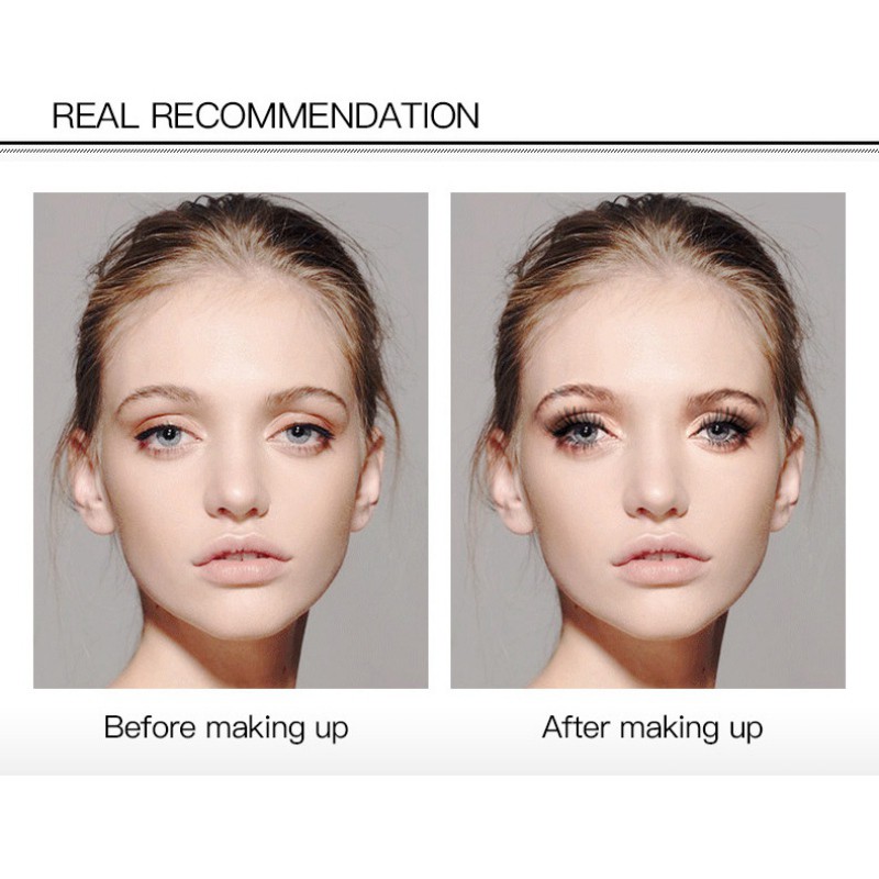 [Hàng mới về] Mascara chải cong dài và dày lông mi sợi 3D chống thấm nước 2 trong 1 tiện lợi | BigBuy360 - bigbuy360.vn