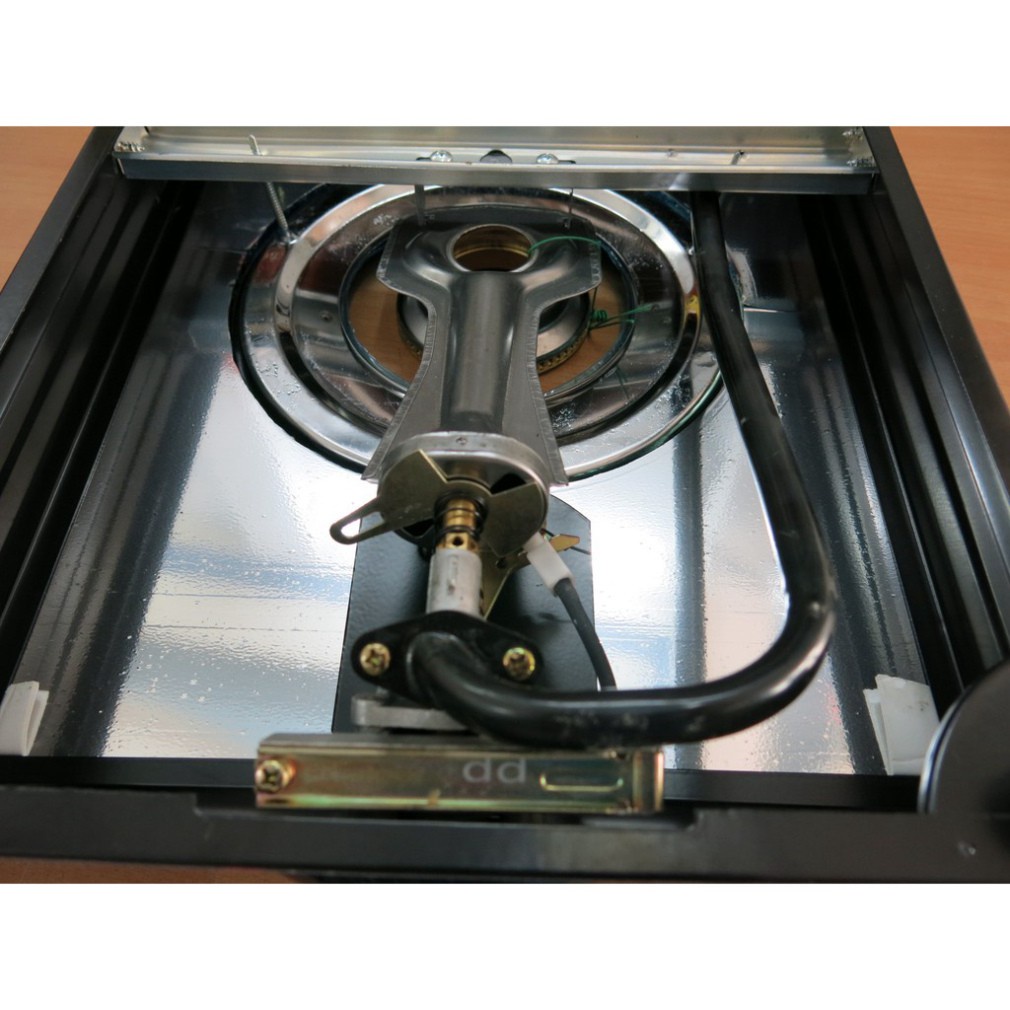 Bếp Gas Đơn Kính+Bộ Van Dây Tự Ngắt,Chông Cháy Nổ-Bếp ga cá nhân,sinh viên-Hàng Chính Hãng-Bảo Hành 12 Tháng