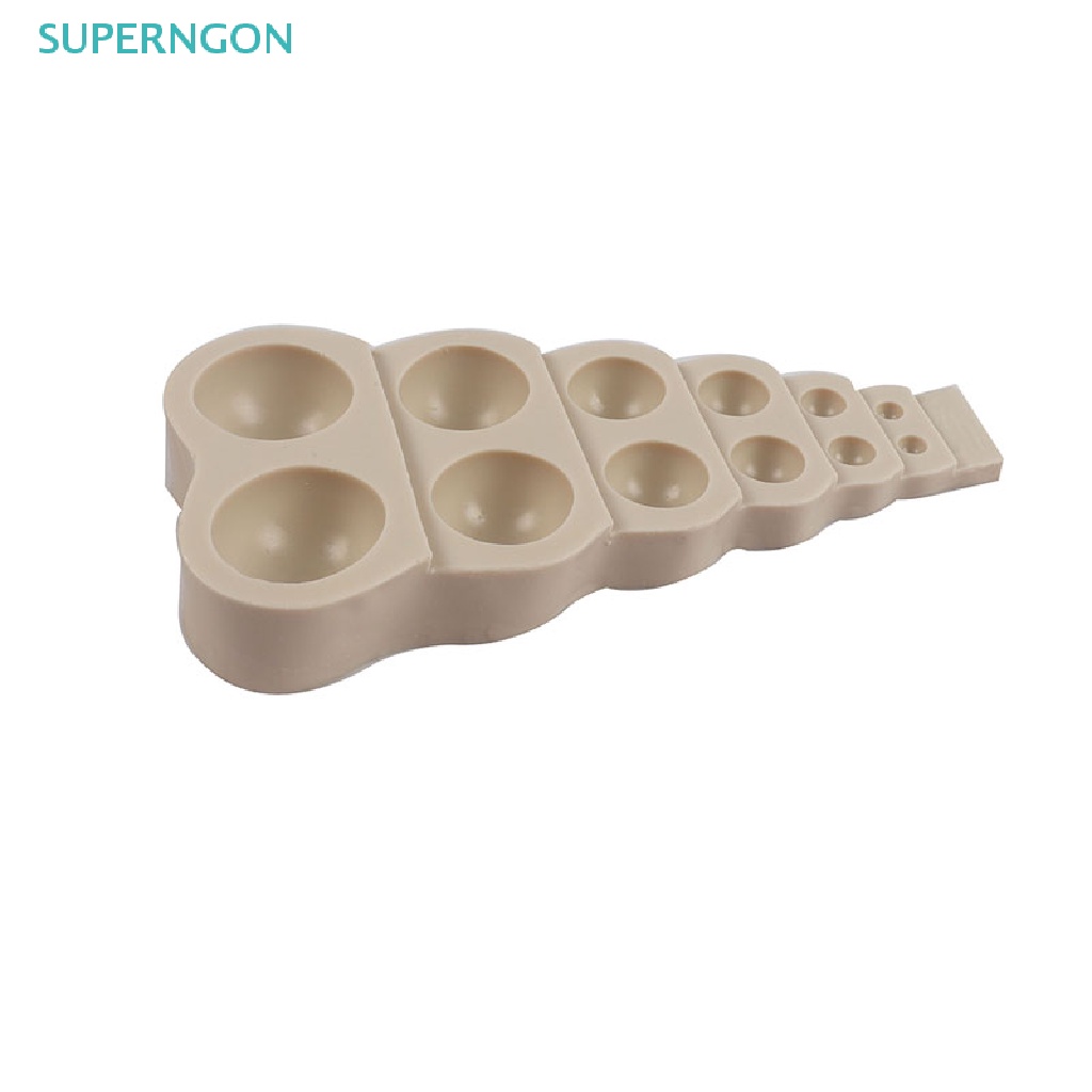 Khuôn Silicone Làm Bánh Tạo Hình Hạt Ngọc Trai 3D DIY