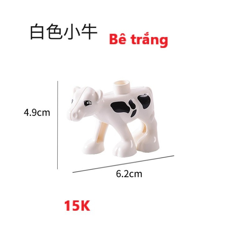 Hãng Gorock - Mô hình các con vật tương thích với Lego Duplo (nhóm 2)