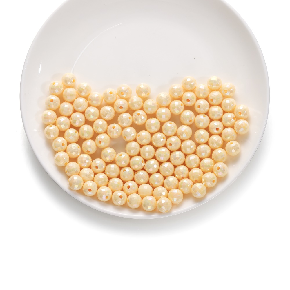 Set 50-100 Hạt Xâu Chuỗi 6mm 8mm Tự Làm Trang Sức Tiện Dụng