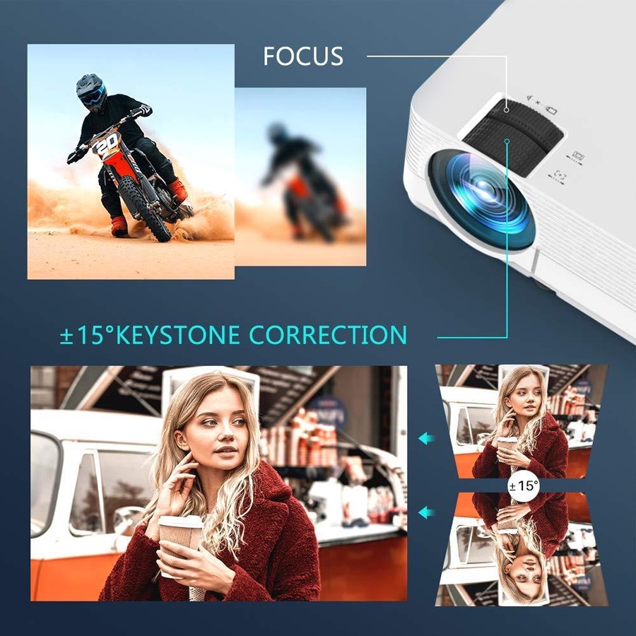 Máy chiếu mini Vankyo Leisure 470 Wireless HD 720p - Hàng Chính Hãng