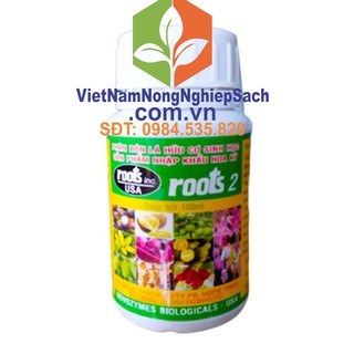 100ml phân bón lá roots 2 – tăng cường ra rễ, cung cấp dinh dưỡng và tăng sức đề kháng cho cây trồng
