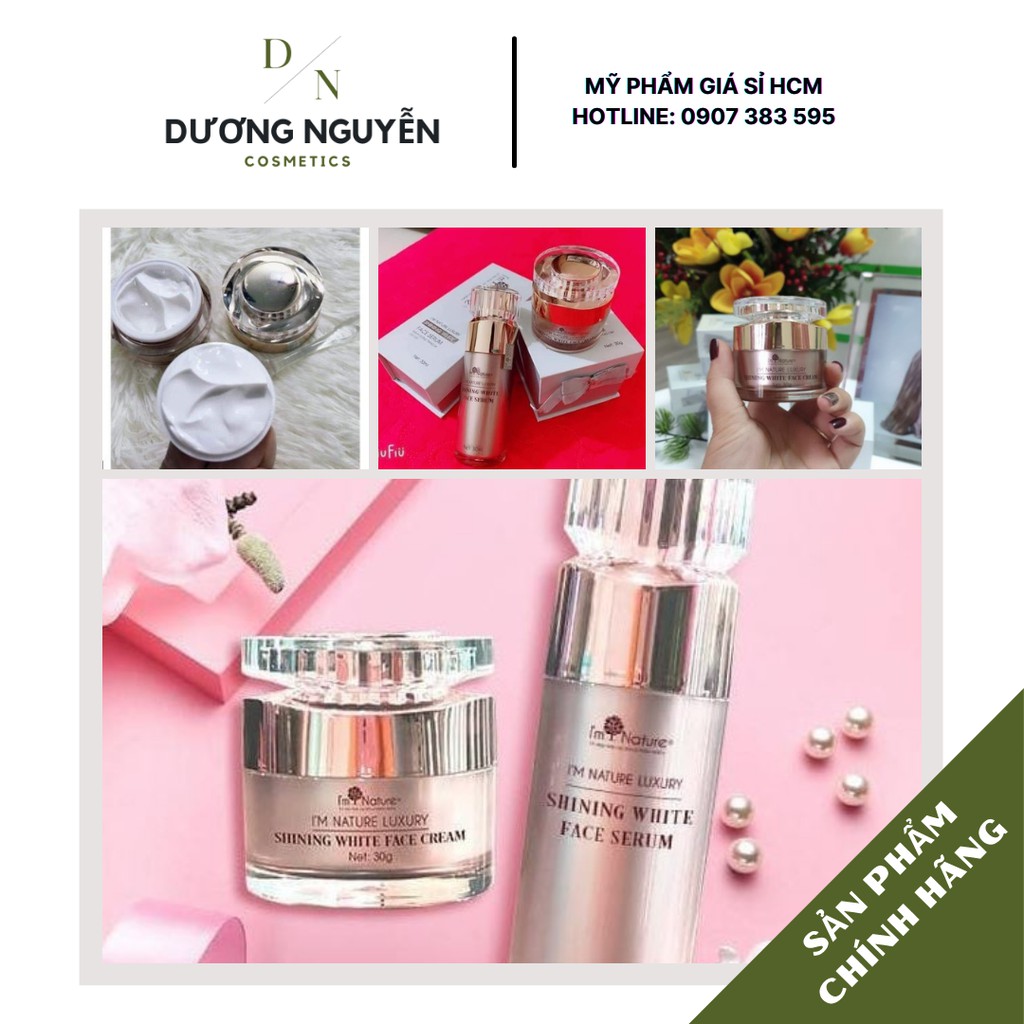(+Quà) Bộ Kem Dưỡng Trắng Da Cao Cấp I'm Nature Luxury Shining White 60gr | BigBuy360 - bigbuy360.vn