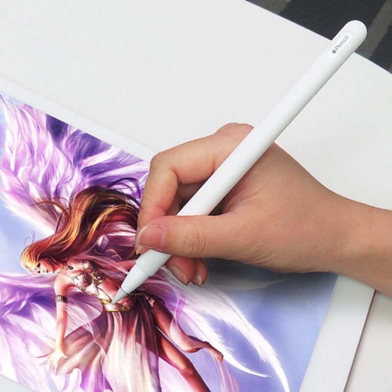Vỏ Bảo Vệ Bút Cảm Ứng Apple Pencil 2nd Bằng Silicon Chống Thấm Nước / Sốc / Thấm Mồ Hôi Tiện