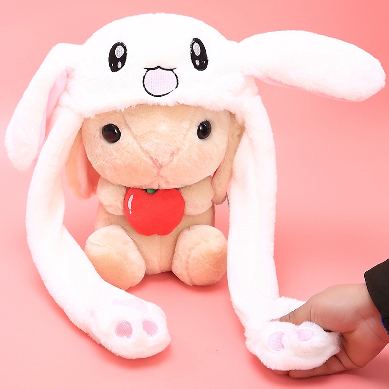 Nón tai thỏ nhồi bông tai di chuyển được