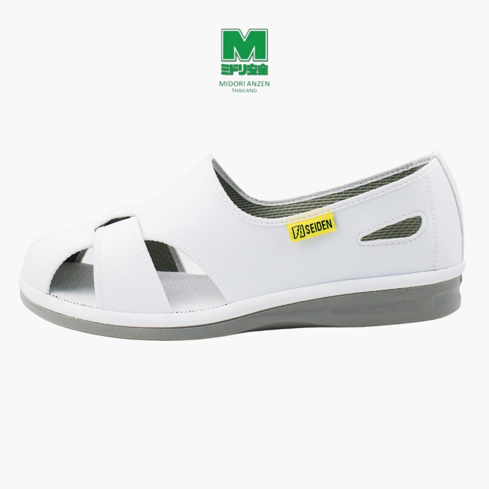 Giày chống tĩnh điện Midori Anzen Elepass Cool N White / Giày đi làm