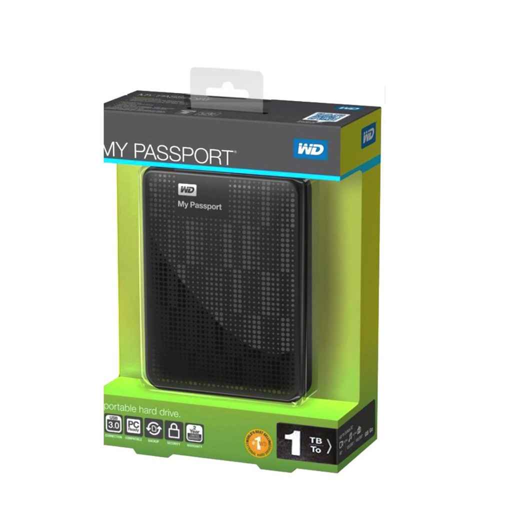 Ổ cứng di động WD PASSPORT 2.5" USB 3.0 500GB/ 1TB - [Bảo hành 24 Tháng] Ổ cứng gắn ngoài ưa chuộng nhất