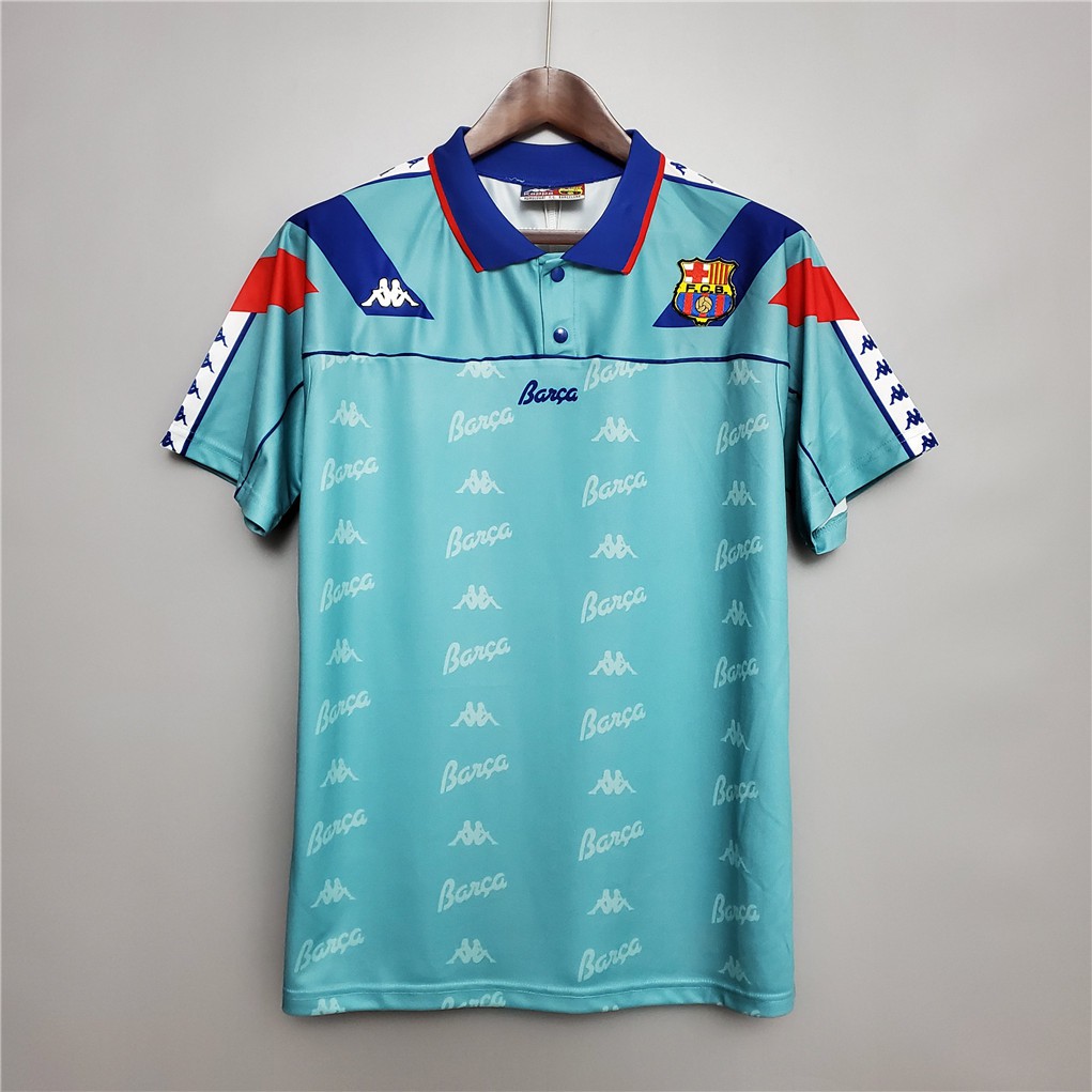 Áo Bóng Đá Đội Tuyển Barcelona 92-95 Phong Cách Retro
