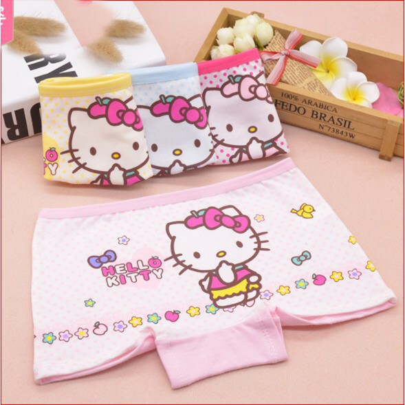 Quần Chip Đùi Bé Gái Hoạ Tiết Hello Kitty LD11