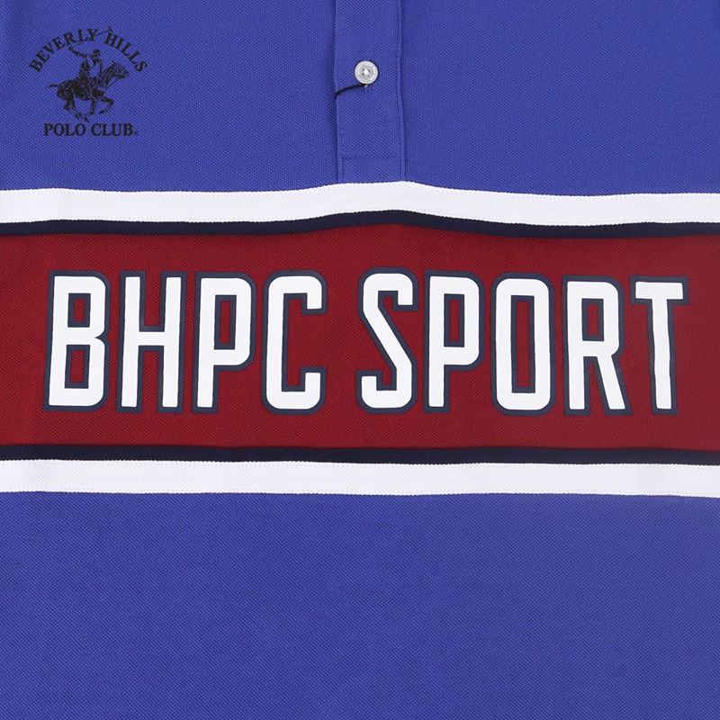 Beverly Hills Polo Club - Áo polo Ngắn tay Nam Regularfit Xanh BLU- BHPC PMRSS20TL098