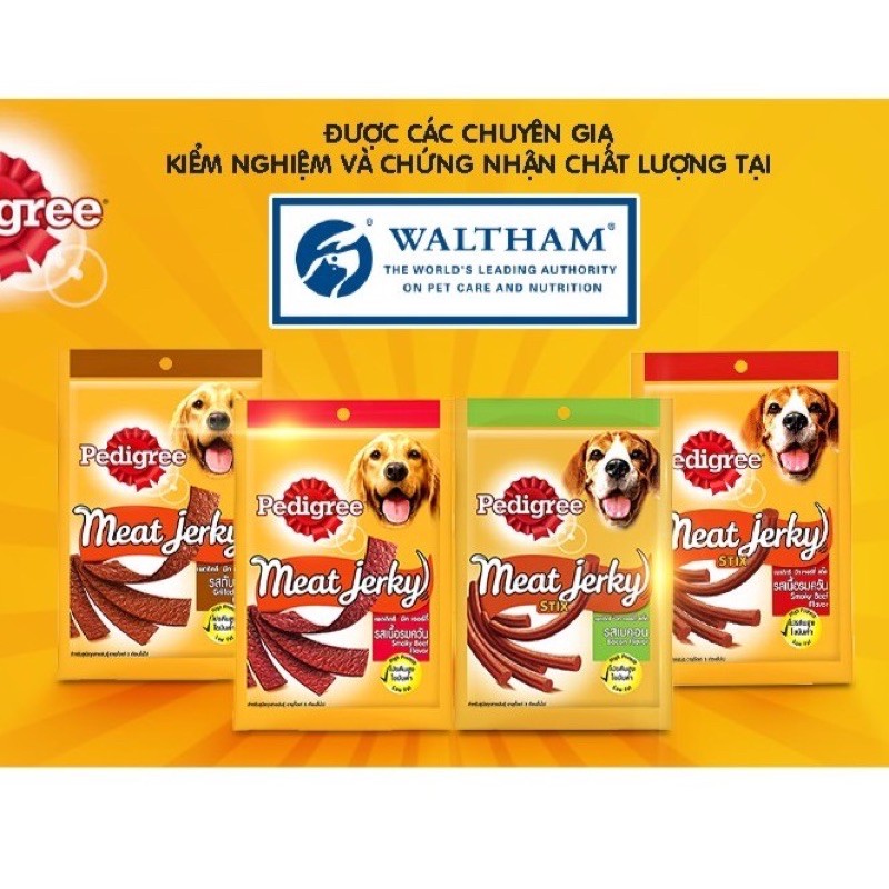 Bánh thưởng PEDIGREE MEAT JERKY 80g