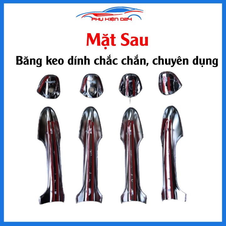 Ốp tay hõm XL7 2020-2021-2022-2023 vân carbon/mạ crom chống trầy bảo vệ cửa xe ô tô