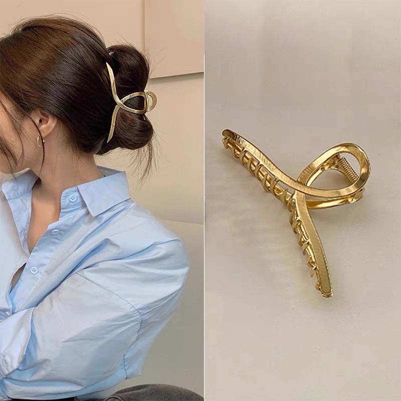 Kẹp Tóc LALILA Kim Loại Siêu Hot Phong Cách Cổ Điển Pháp KT01