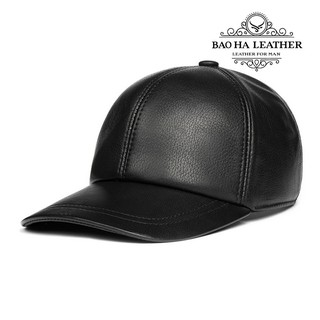 Nón Nam Da Cừu, Mũ Nam BHY1959 Mũ lưỡi chai. Chuẩn Da cừu thật.