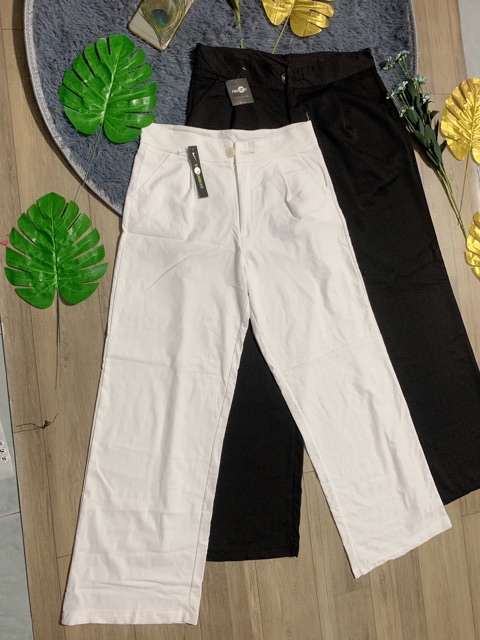 QUẦN ỐNG SUÔNG KHOÁ KÈO LƯNG CAO BASIC ĐỦ MÀU ĐỦ SIZE | BigBuy360 - bigbuy360.vn