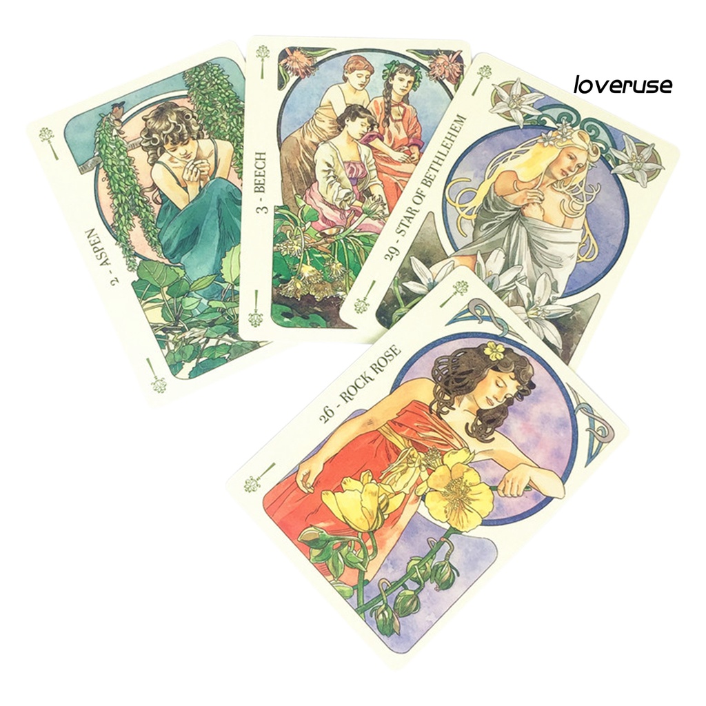 Set 36 Thẻ Bài Tarot Bằng Giấy Họa Tiết Nghệ Thuật Di Động Dùng Để Giải Trí / Giải Trí