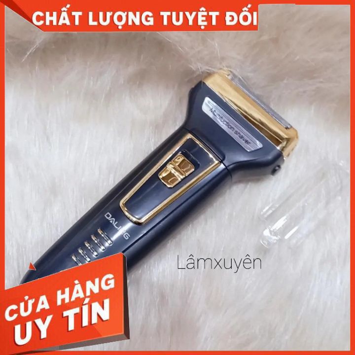 Máy Cạo Râu Đa Năng DALING DL 9001  cắt tỉa tóc _ lông mũi Nhỏ Gọn Cắt Siêu Sắc Siêu Bền Pin Cực Trâu [tậngốc]