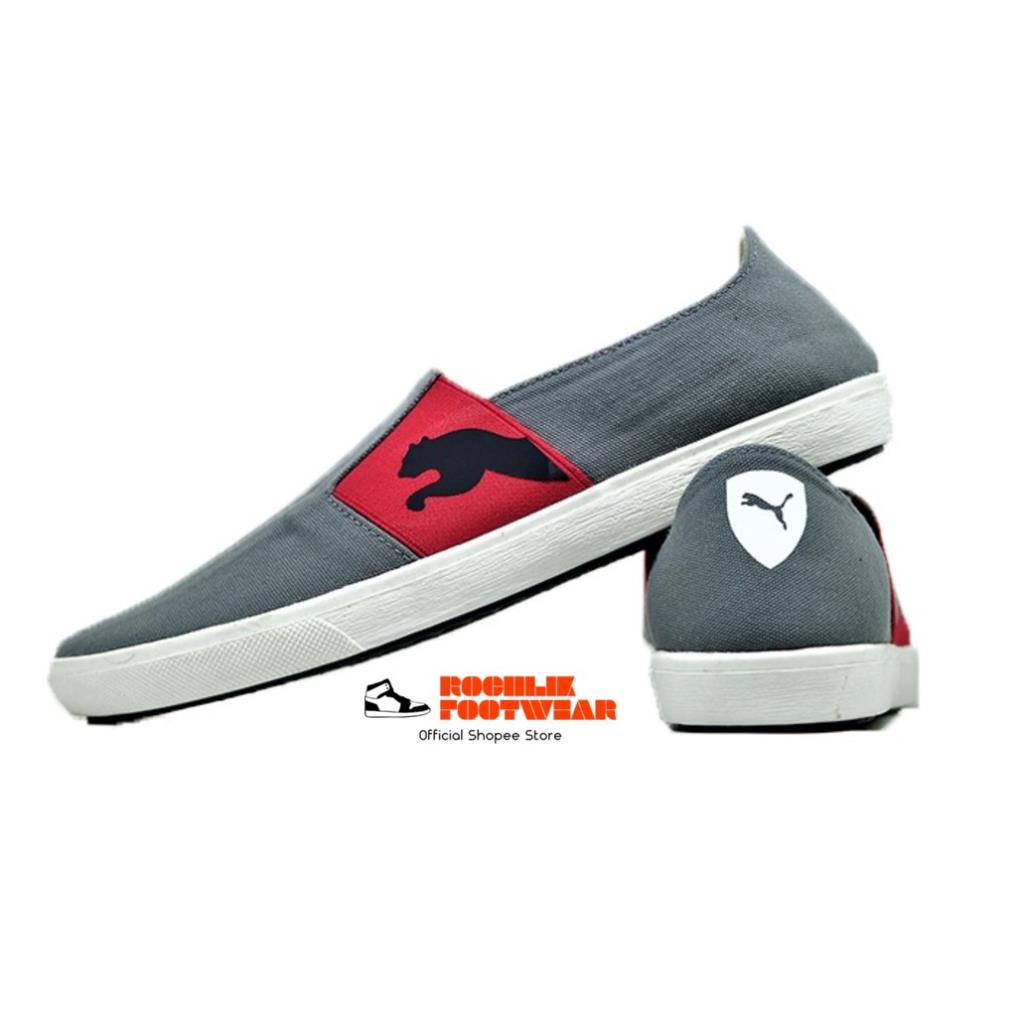 Giày Lười Vải Canvas Puma Thiết Kế Trẻ Trung Cá Tính Hợp Thời Trang TLA