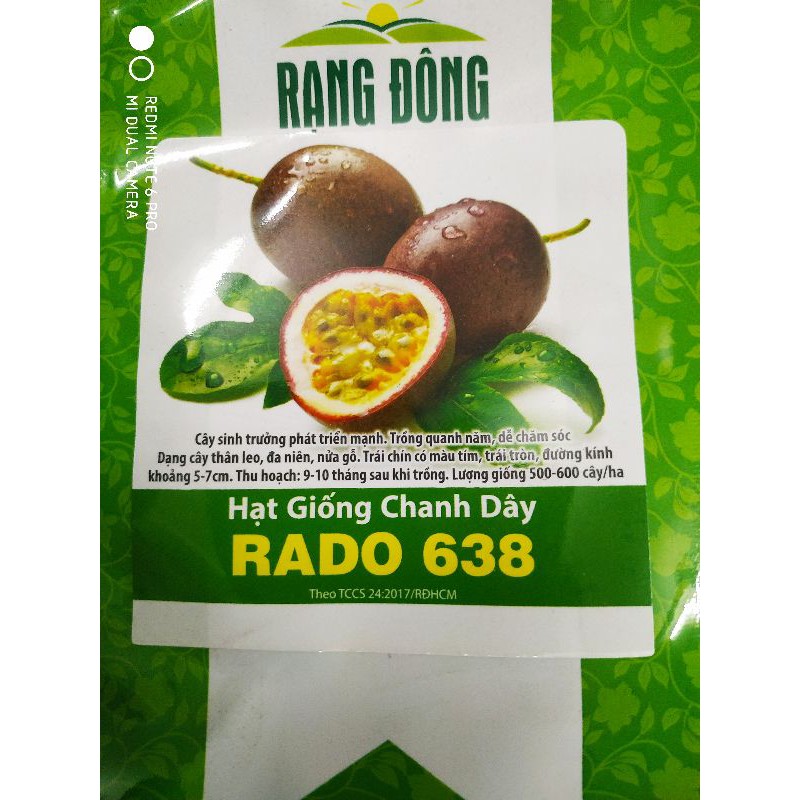 Hạt giống Chanh dây 0.2gr❤️FREESHIP XTRA❤️