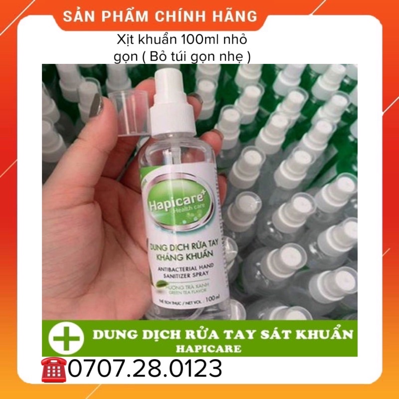 Xịt Khuẩn Hapicare 100ml