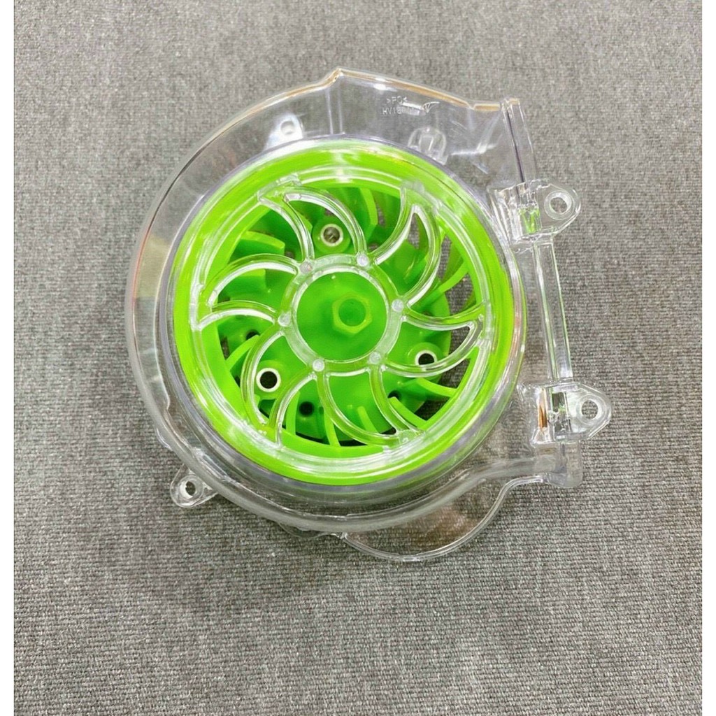 Combo Quạt Gió Vision màu + Ốp quạt gió trong suốt trang trí xe Vision đời 2014 => 2020 gắn như Zin . DoChoiXeMay