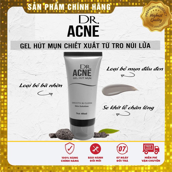 [Chính Hãng] Gel lột mụn DR ACNE - Lột sạch mụn đầu đen, mụn cám