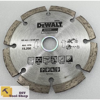 ĐĨA CẮT GẠCH DEWALT DW4781