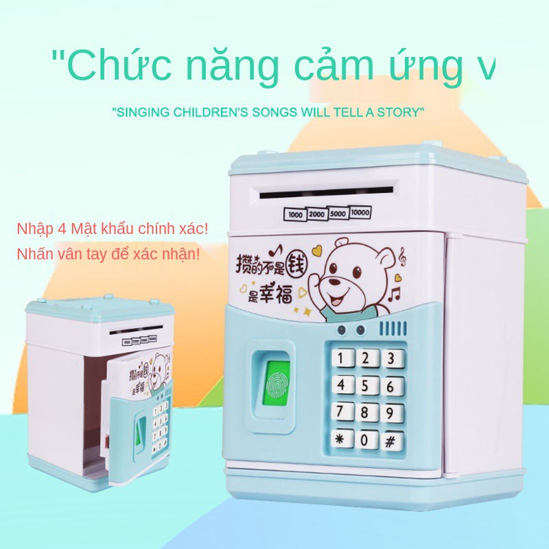 > Douyin net người nổi tiếng con heo đất dấu vân tay của trẻ em sáng tạo lớn Không. Hộp tiền gửi có thể truy cập được