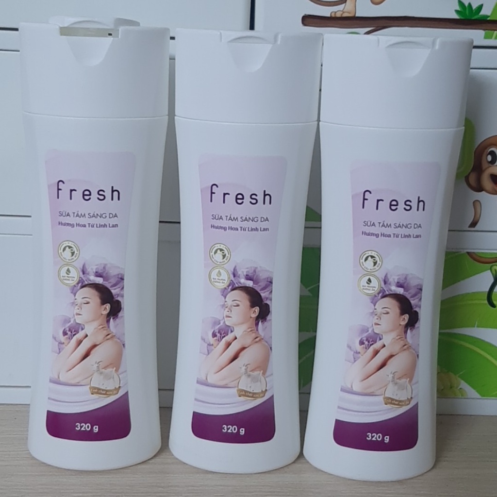 SỬA TẮM SÁNG DA Fresh HƯƠNG HOA LINH LAN 320G CTY CỔ PHẦN MỸ PHẨM SÀI GÒN