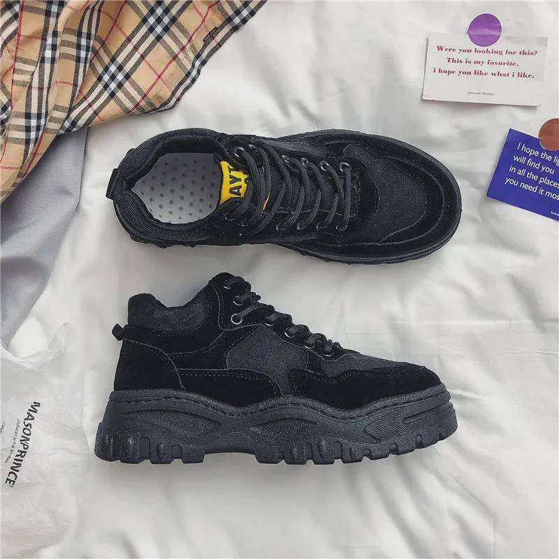 Giày Sneaker Đế Dày Tăng Chiều Cao Thời Trang Xuân Thu Hàn Quốc Hàng Mới 2022 Dành Cho Bạn Nam