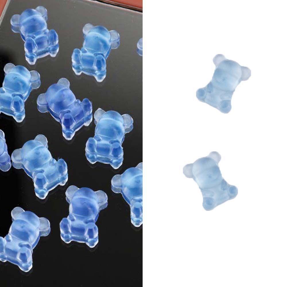 Phụ Kiện Trang Trí Móng Tay Hình Gấu 3D Nhiều Màu Sáng Tạo|Phụ Kiện Trang Trí Móng Tay Hình Gấu Xinh Xắn