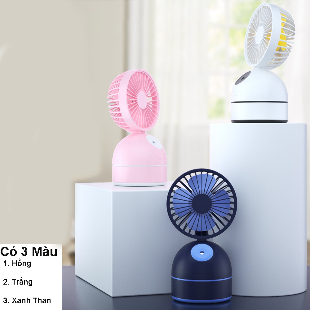 [ GIÁ CỰC SỐC ] Quạt Phun Sương Mini Thông Minh Mẫu Mới Nhất 2020