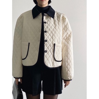 [ORDER] Áo khoác phao cổ V quả trám