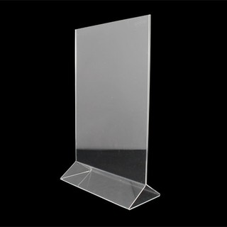 KỆ MICA 2 MẶT ĐỨNG CHÂN TAM GIÁC