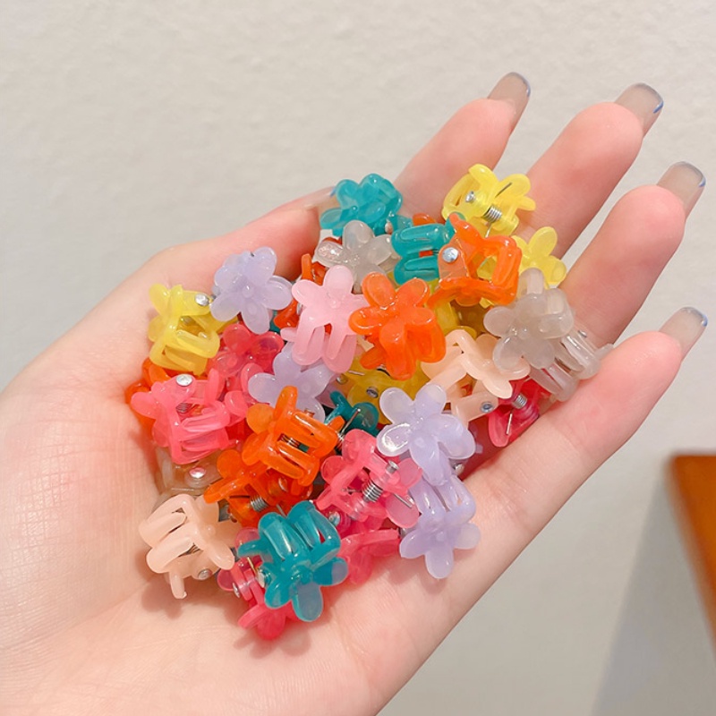 Dây Buộc Tóc Cao Su Co Giãn Tốt Màu Kẹo Ngọt Dành Cho Bé Gái