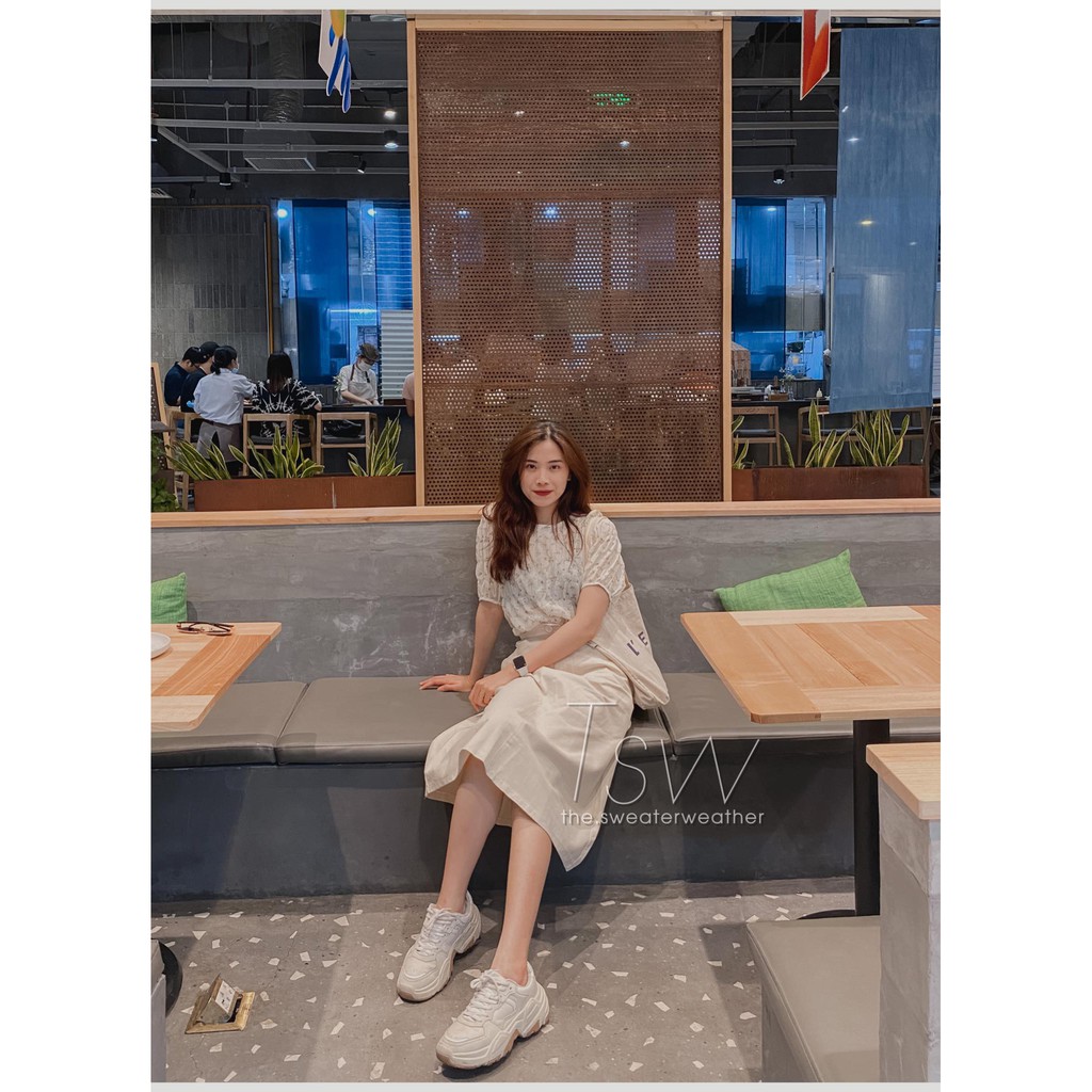 Chân váy nữ chữ A chất thô basic dáng dài - The Sweater Weather | BigBuy360 - bigbuy360.vn