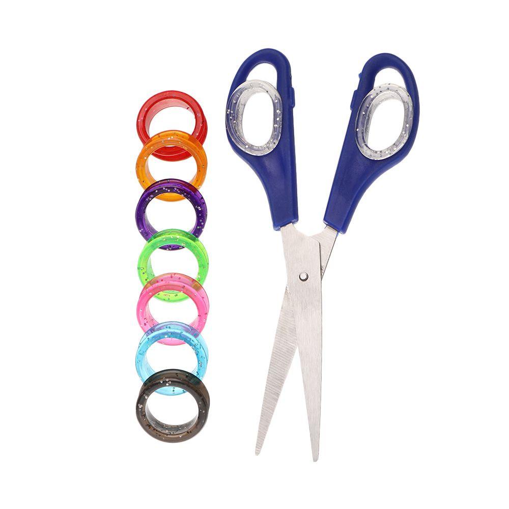 KRNY Set 2 Vòng Silicone Nhiều Màu Sắc Chuyên Dụng Cho Kéo Cắt Tỉa