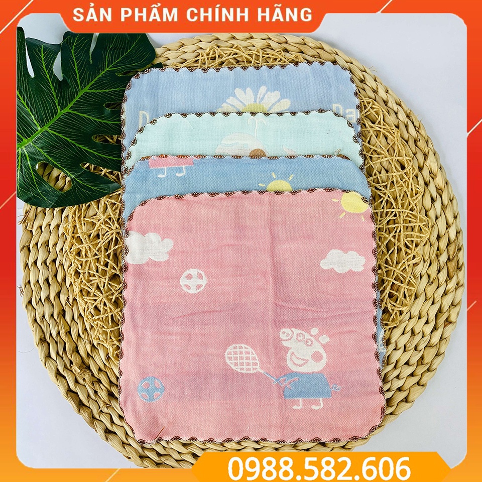 Khăn Lau Mặt Xô Cotton Cho Bé, Khăn Mặt Xô Cotton Cho Trẻ - SP000548