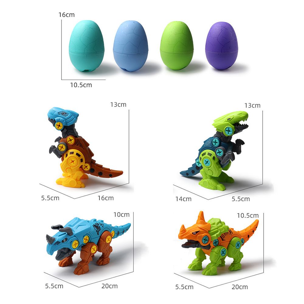 Đồ Chơi Mô Hình Khủng Long Tyrannosaurus Rex Sáng Tạo Kèm Tua Vít