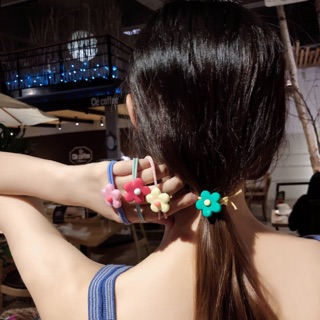 Dây buộc tóc cột tóc hình hoa mai Gusshop