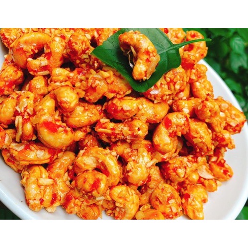 [ TẶNG MÃ VOUCHER HOT ] HẠT ĐIỀU RANG TỎI ỚT 500g.