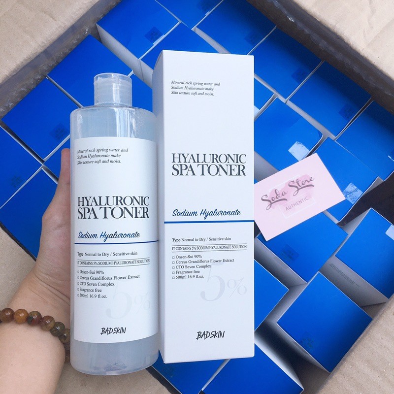 (Sẵn Có Bill)TONER CAO CẤP BAD SKIN HYALURONIC SPA TONER | BigBuy360 - bigbuy360.vn