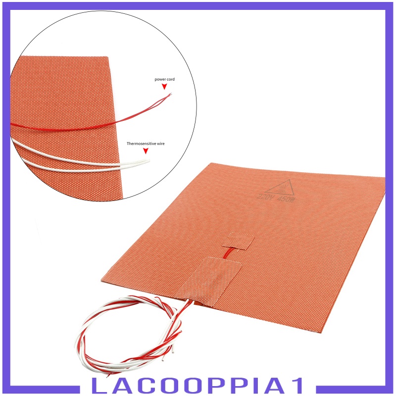 [LACOOPPIA1] 3D Printer Cube Silicone Rubber Heater Heated Bed 450W 220V High Performance