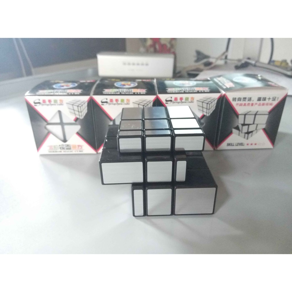 RUBIK GƯƠNG ShengShou - MIRROR 3x3x3 - Bạc